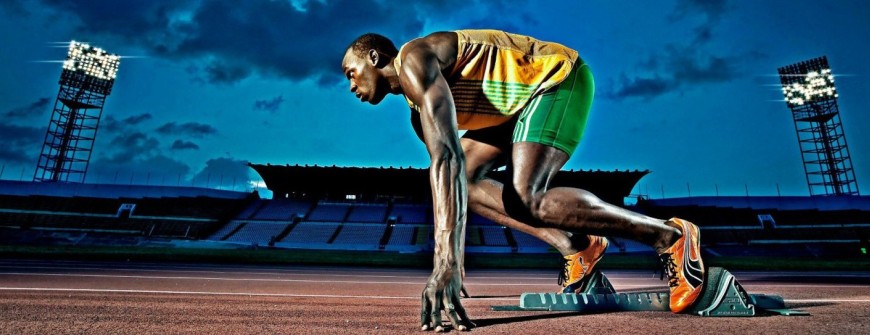 Running Usain Bolt